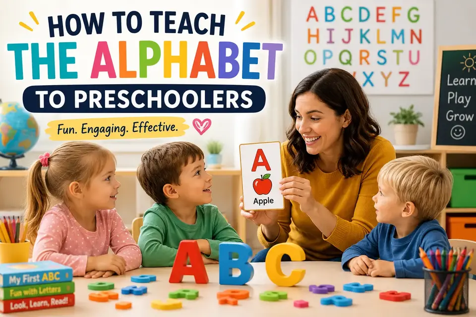 How to Teach the Alphabet to Preschoolers