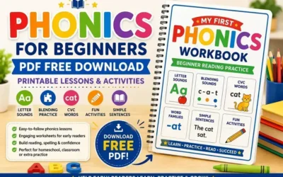 Phonics for Beginners PDF Free Download: Printable Lessons and Activities